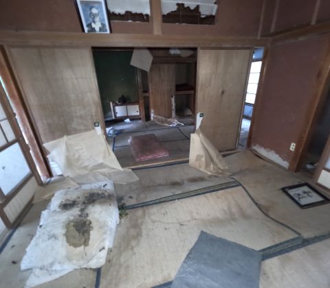 船田：川のすぐそば、5月にはホタルが舞う