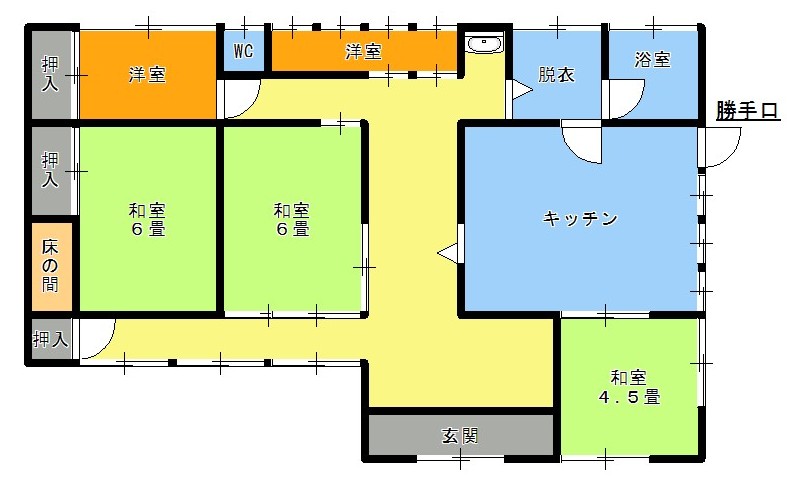 船田：川のすぐそば、5月にはホタルが舞う
